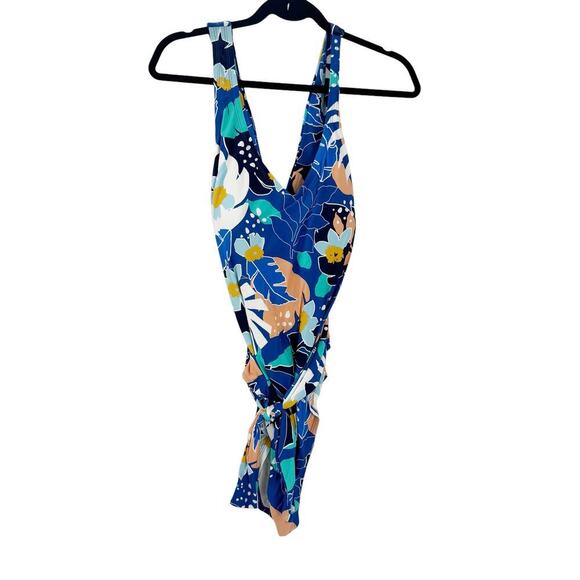 Sea Angel Tropical Floral One Piece Swimsuit Sleeveless Multi Size XL NWOT - Picture 3 of 8